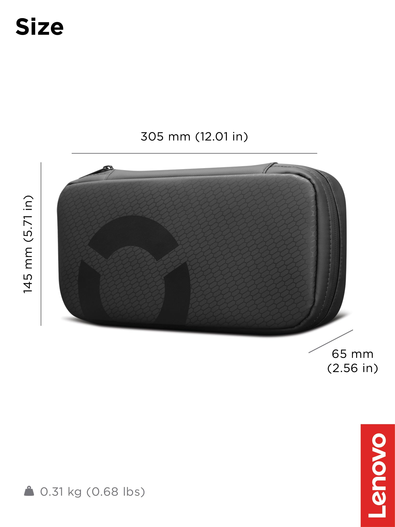 Lenovo Carrying Case for Legion Go S Gaming Console, Protective Storage Bag Case, Spill-Resistant PU Fabric, Secure Storage for Controllers, Console, Dock & Accessories, Black Gamer Accessories - Image 5