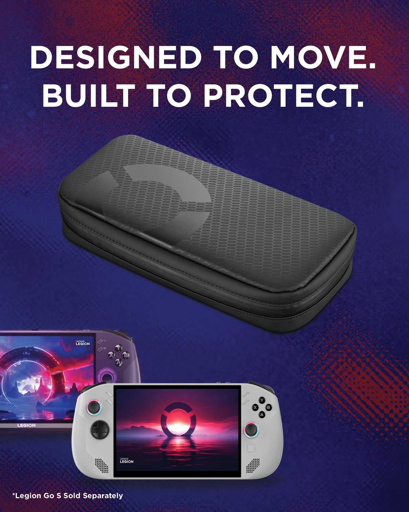 Lenovo Carrying Case for Legion Go S Gaming Console, Protective Storage Bag Case, Spill-Resistant PU Fabric, Secure Storage for Controllers, Console, Dock & Accessories, Black Gamer Accessories - Image 6
