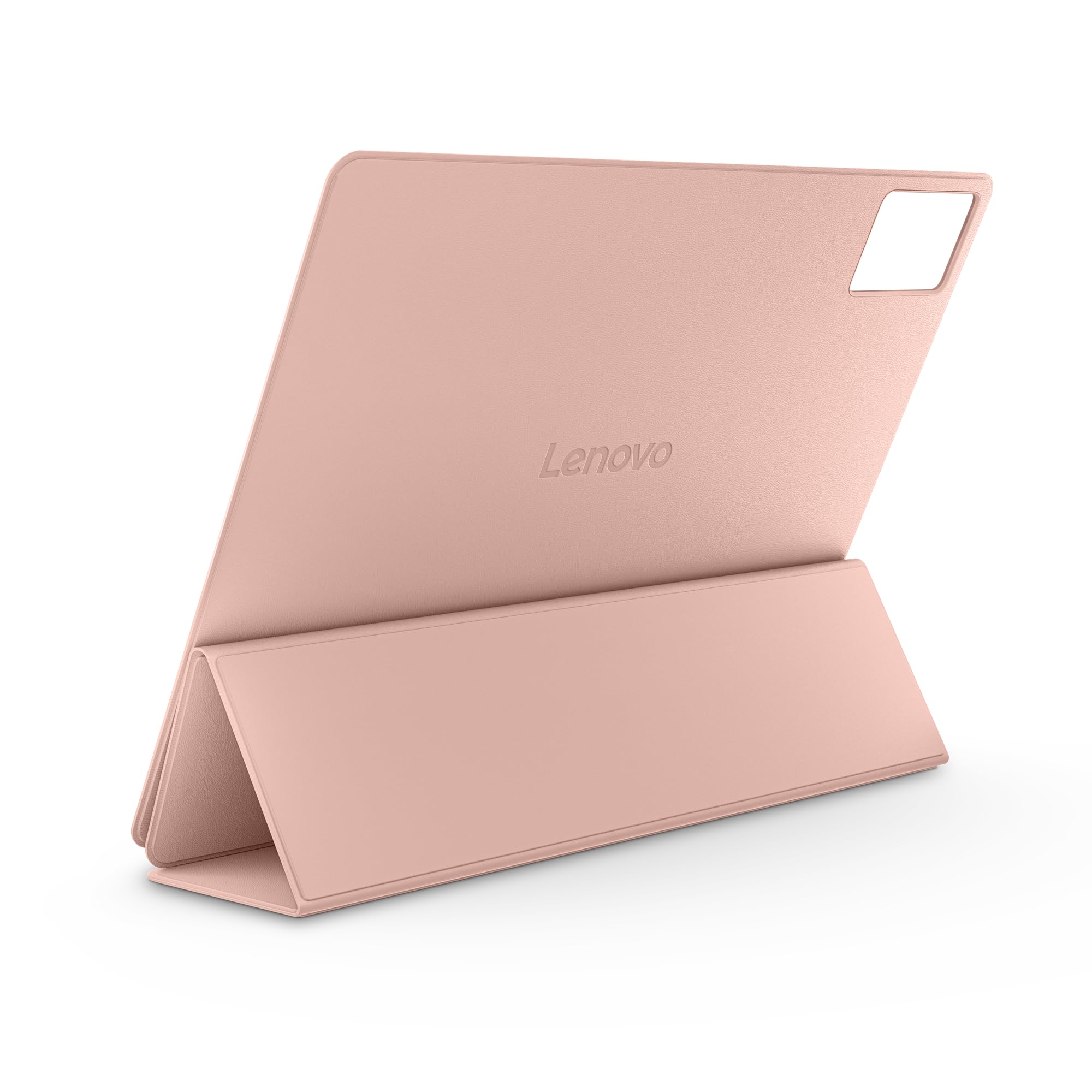Lenovo Folio Case for Idea Tab Plus, Slim Magnetic Tablet Cover with Built in Pen Holder & Convertible Stand, Lightweight PU Leather Protective Case, Sand Rose - Image 3