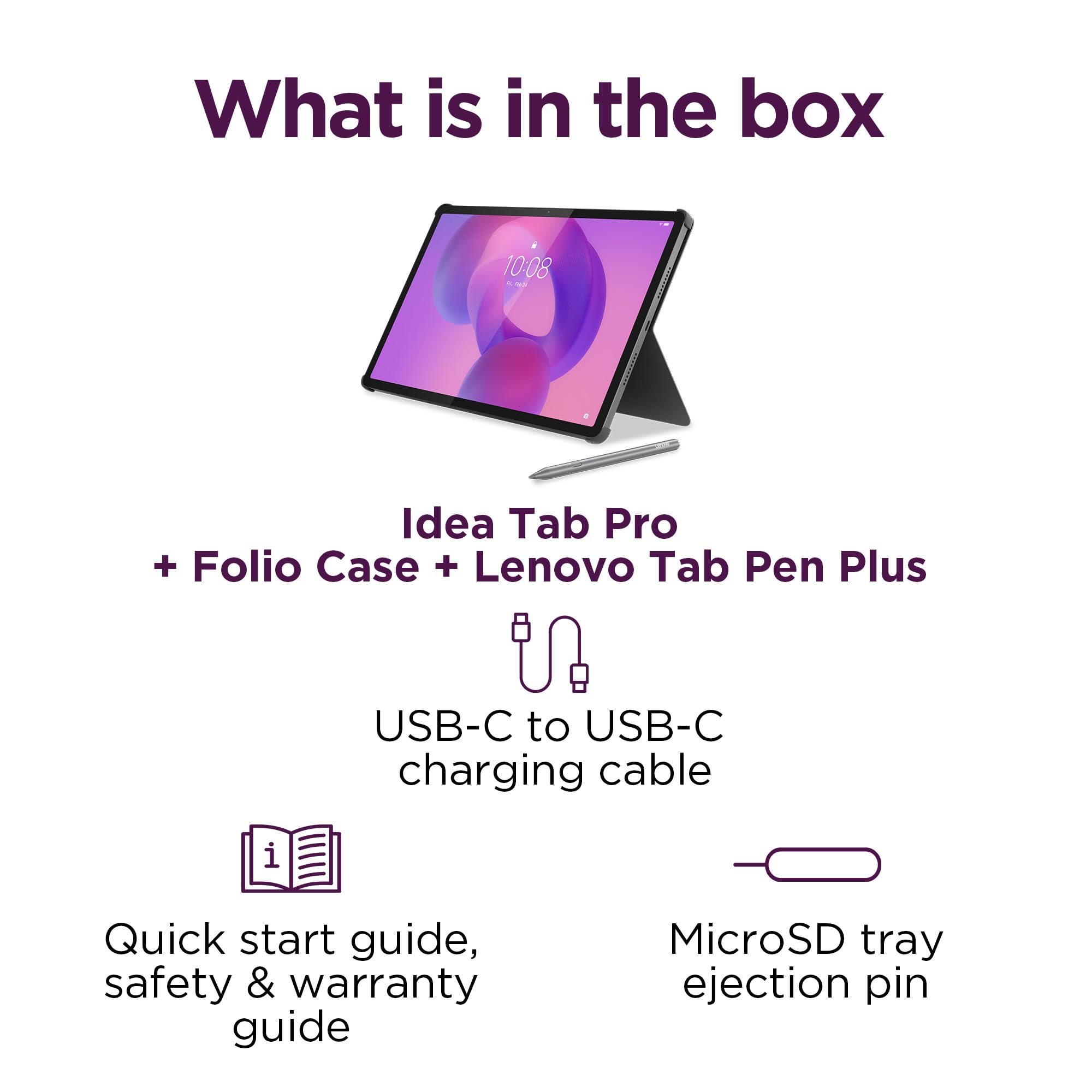 Lenovo Idea Tab Pro with Google Gemini - Student Tablet - 12.7” 3K LCD Display - 8 GB Memory - 128 GB Storage - MediaTek Dimensity 8300 - Includes Pen and Folio Case - Image 14