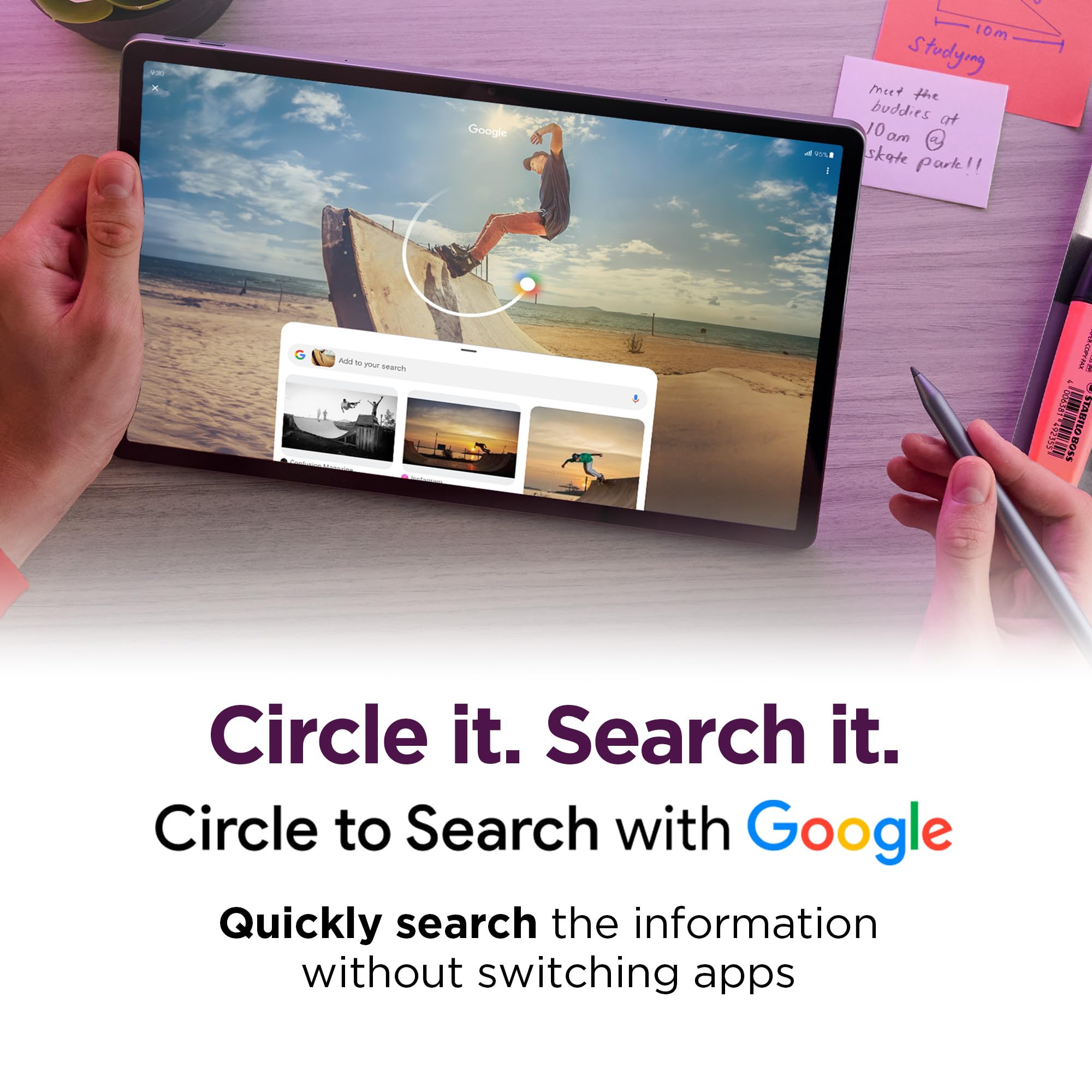 Lenovo Idea Tab Pro with Google Gemini - Student Tablet - 12.7” 3K LCD Display - 8 GB Memory - 128 GB Storage - MediaTek Dimensity 8300 - Includes Pen and Folio Case - Image 3