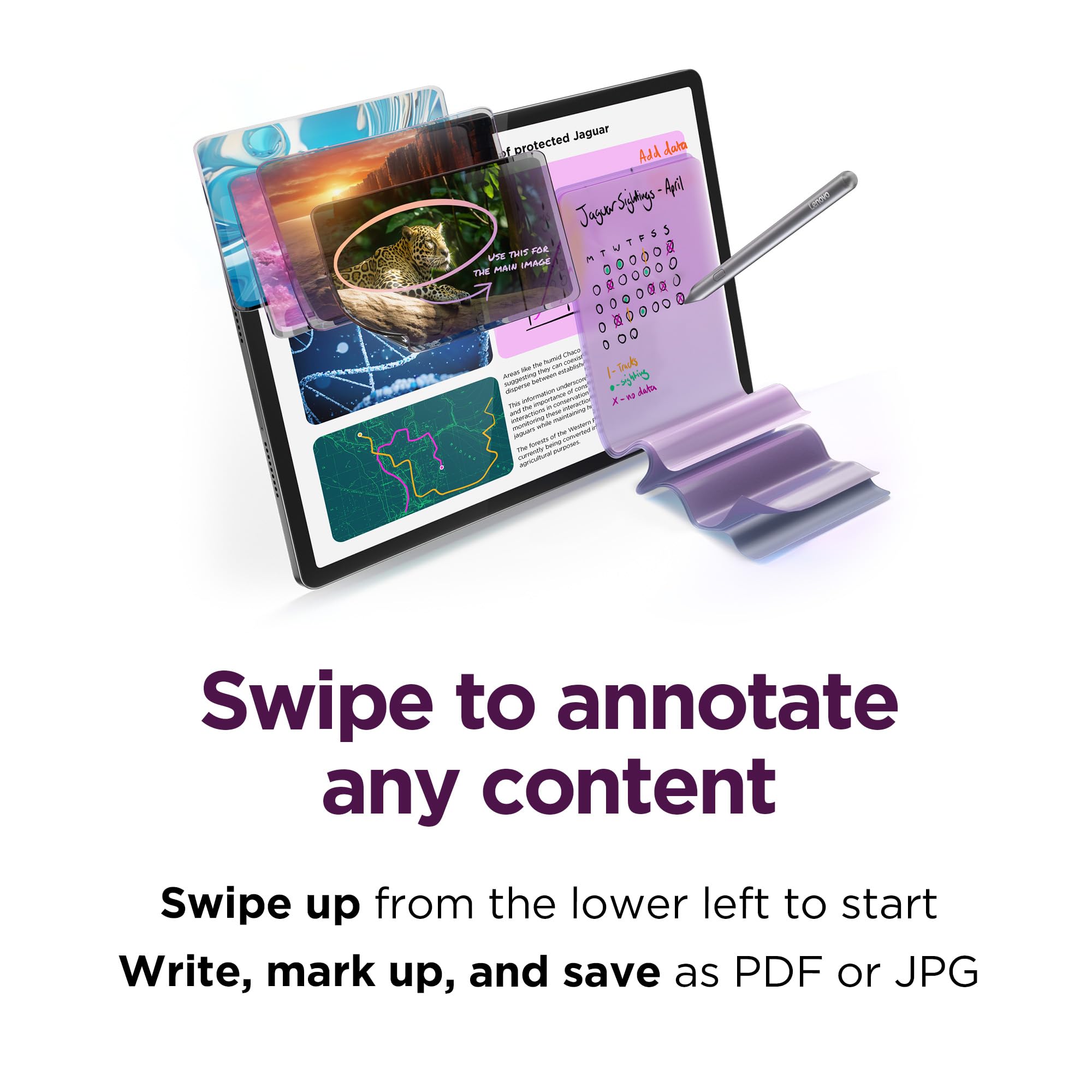 Lenovo Idea Tab Pro with Google Gemini - Student Tablet - 12.7” 3K LCD Display - 8 GB Memory - 128 GB Storage - MediaTek Dimensity 8300 - Includes Pen and Folio Case - Image 6