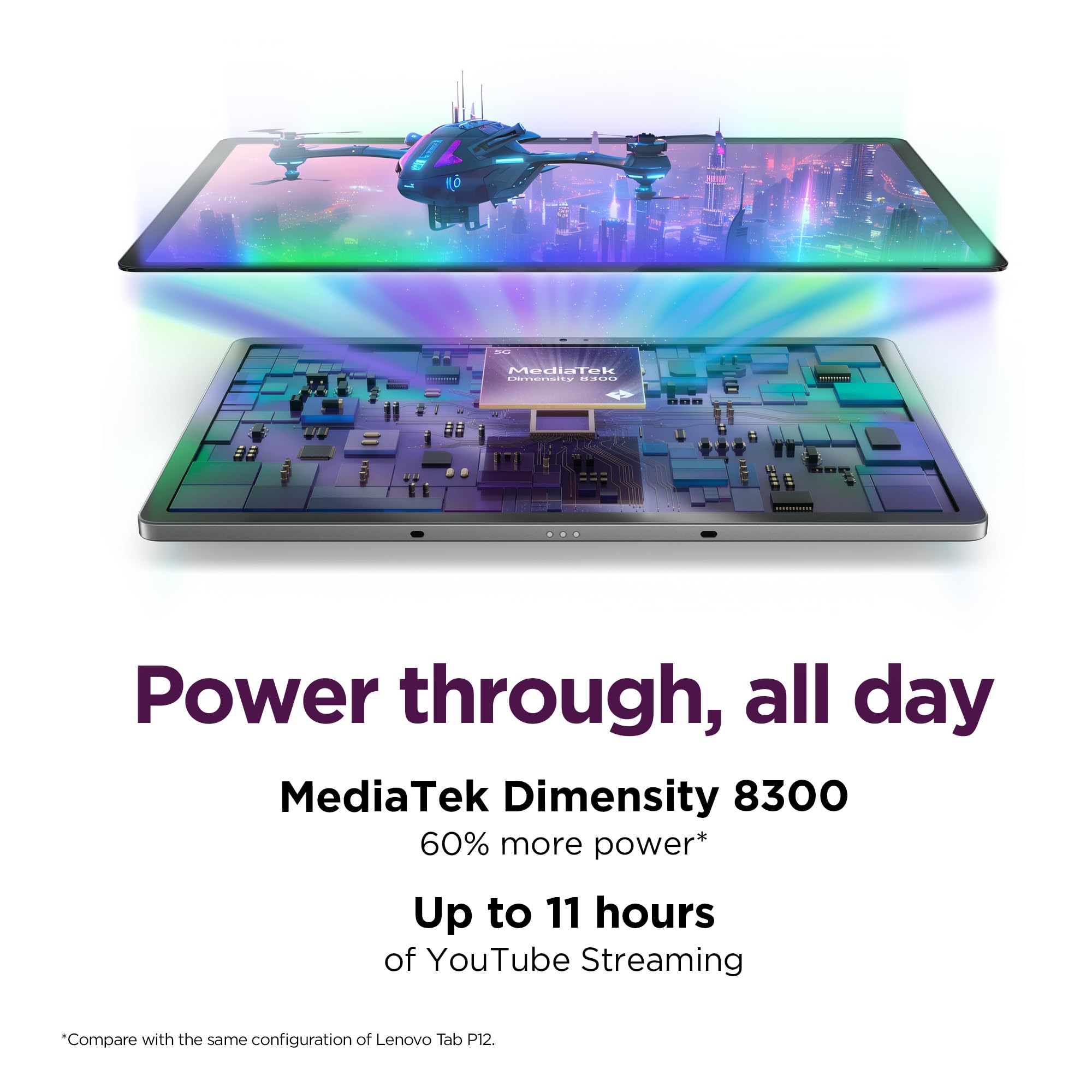 Lenovo Idea Tab Pro with Google Gemini - Student Tablet - 12.7” 3K LCD Display - 8 GB Memory - 128 GB Storage - MediaTek Dimensity 8300 - Includes Pen and Folio Case - Image 9