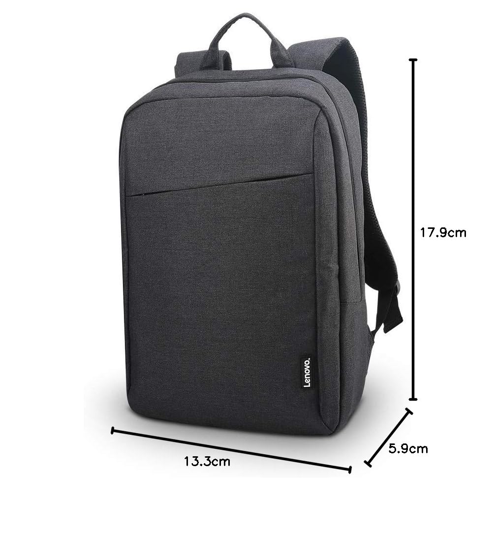 Lenovo Laptop Backpack B210, 15.6-Inch Laptop/Tablet, Durable, Water-Repellent, Lightweight, Clean Design, Sleek for Travel, Business Casual or College, GX40Q17225, Black - Image 8