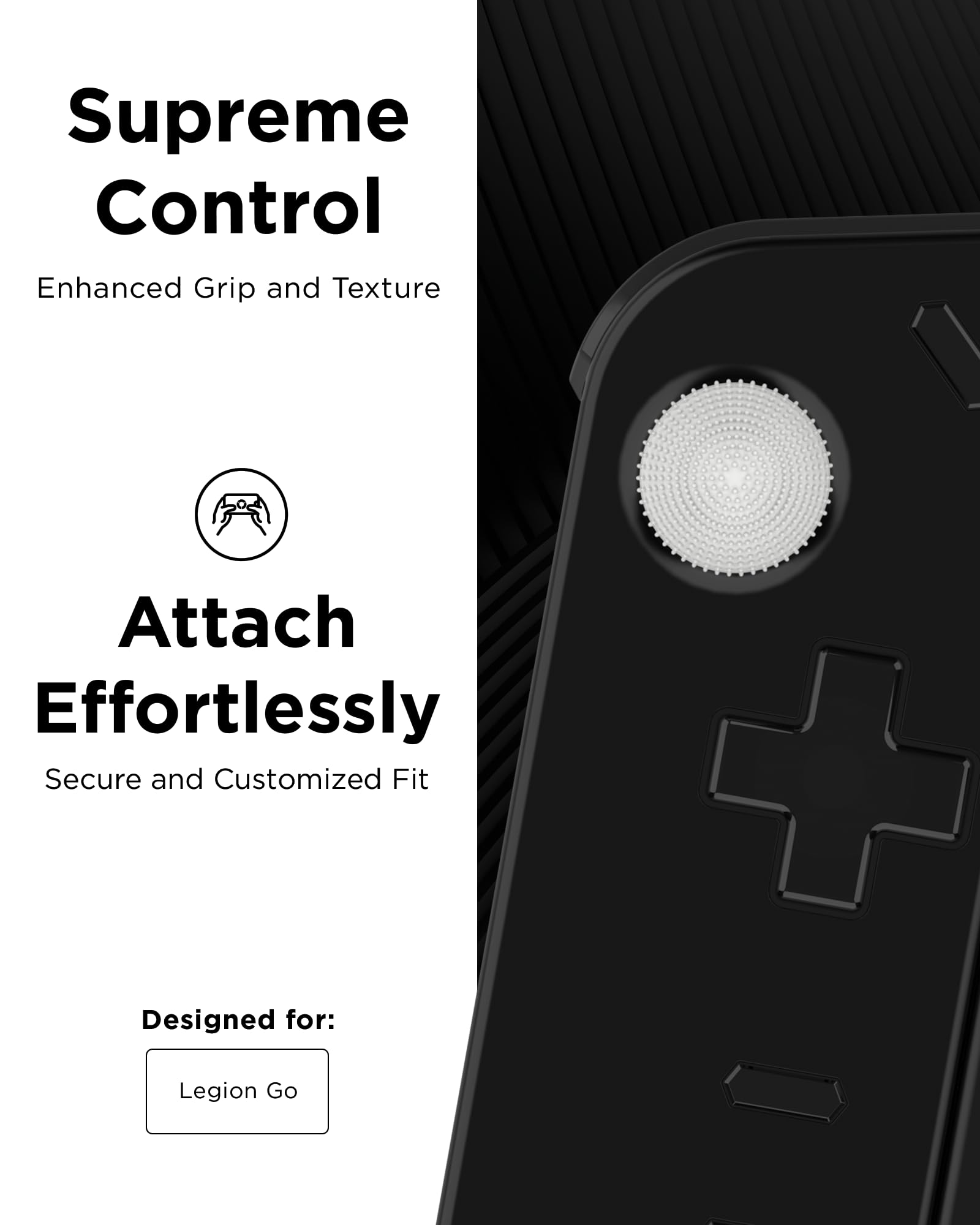 Lenovo Legion Go Joystick Caps – Glacier White Replacement Thumb Grips for Enhanced Gaming Precision Compatible with Nintendo Switch, PS5, Xbox Controllers Enhanced Comfort & Grip - Image 5