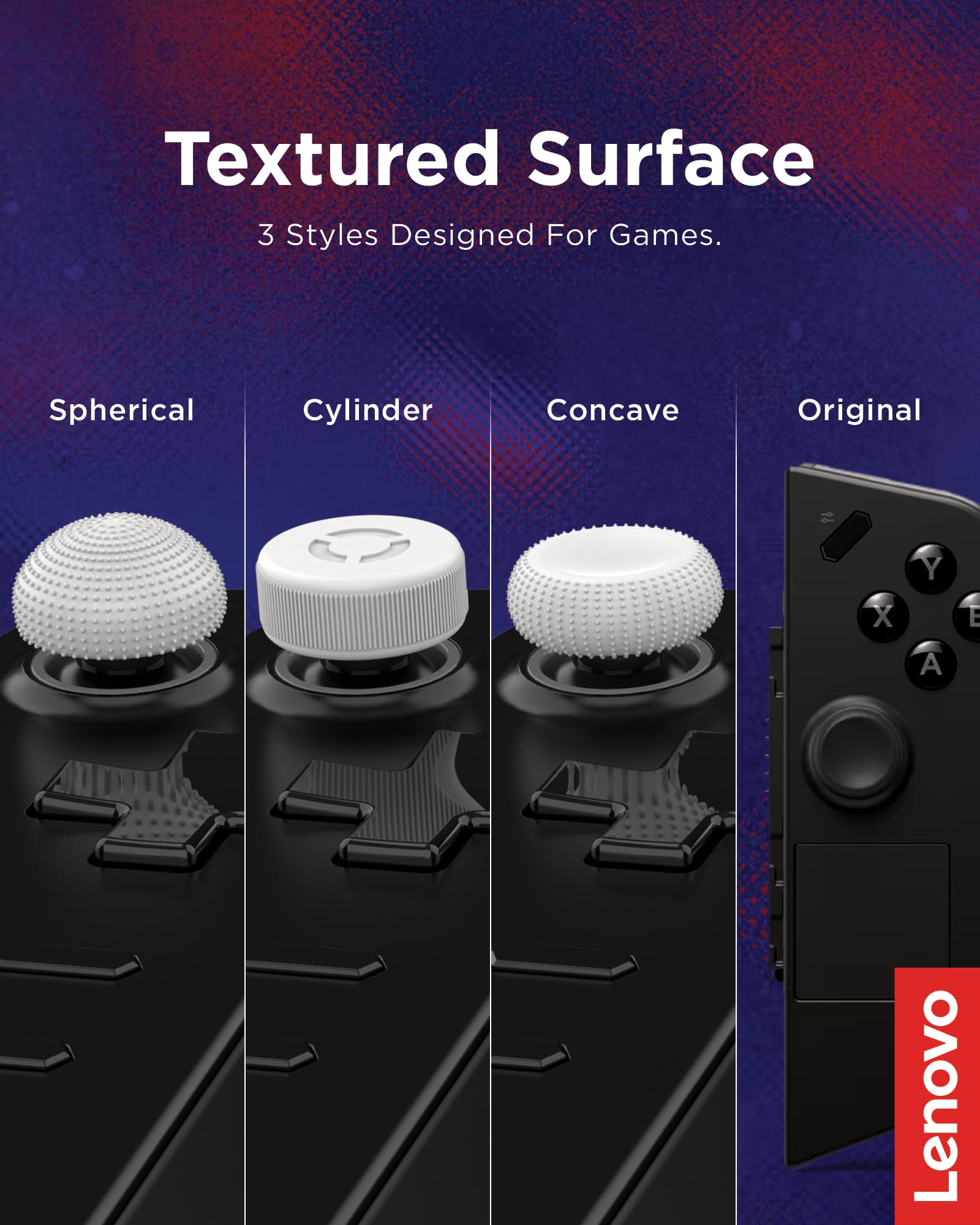 Lenovo Legion Go Joystick Caps – Glacier White Replacement Thumb Grips for Enhanced Gaming Precision Compatible with Nintendo Switch, PS5, Xbox Controllers Enhanced Comfort & Grip - Image 7